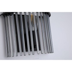 79194-006 Matt Black Wall Lamp with Smoked Rods