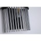 79194-006 Matt Black Wall Lamp with Smoked Rods