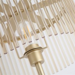 78934-006 Gold Floor Lamp with Champagne Rods