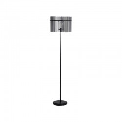 78935-006 Matt Black Floor Lamp with Smoked Rods