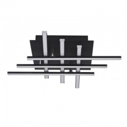 59602-006 Black & White LED Flush 23W