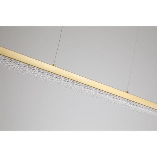 79198-006 Gold LED Linear Profile with Clear Acrylic