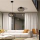 61913-006 Black Pendant Convertible to Semi-Flush