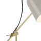 20875-006 Grey & Gold Desk Lamp with Marble Base