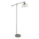 20876-006 Grey Floor Lamp with Clear Glass Shade