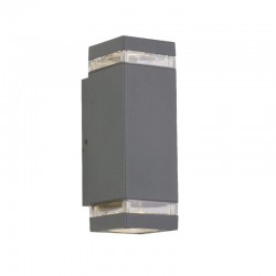 75501-006 Grey Up & Down Wall Lamp