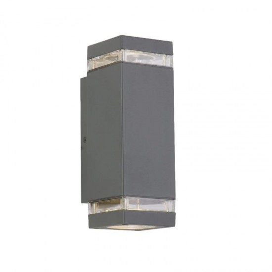 75501-006 Grey Up & Down Wall Lamp