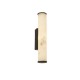 79204-006 Matt Black LED Wall Lamp with Marble Resin Diffuser