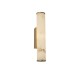 79205-006 Matt Gold LED Wall Lamp with Marble Resin Diffuser