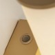 79205-006 Matt Gold LED Wall Lamp with Marble Resin Diffuser