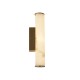 79205-006 Matt Gold LED Wall Lamp with Marble Resin Diffuser