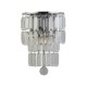 75412-006 Chrome 2 Light Wall Lamp with Crystal