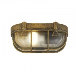 72029-006 Black Gold Bulkhead with Ribbed Glass 72029-006 Black Gold Bulkhead with Ribbed Glass
