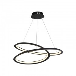 61914-006 Black 2 Light LED Pendant
