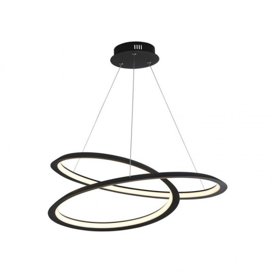 61914-006 Black 2 Light LED Pendant 61914-006 Black 2 Light LED Pendant