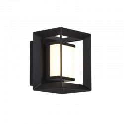 61955-006 Matt Black LED Wall Lamp