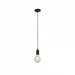 61958-006 - Free LED Big Globe Bulb Included | Matt Black Suspension E27 - 300 cm 61958-006 - Free LED Big Globe Bulb Included | Matt Black Suspension E27 - 300 cm