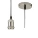 61959-006 - Free LED Big Globe Bulb Included | Polished Chrome Suspension E27