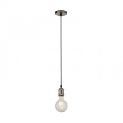 61961-006 - Free LED Big Globe Bulb Included | Satin Silver Suspension E27 61961-006 - Free LED Big Globe Bulb Included | Satin Silver Suspension E27