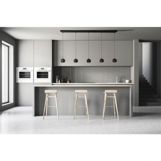 64514-006 Matt Black 5 Light over Island Fitting 64514-006 Matt Black 5 Light over Island Fitting