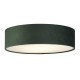 64540-006 Green Velvet 2 Light Flush with White Diffuser