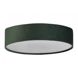 64540-006 Green Velvet 2 Light Flush with White Diffuser