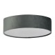 64541-006 Grey Velvet 2 Light Flush with White Diffuser