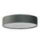 64545-006 Grey Velvet 3 Light Flush with White Diffuser