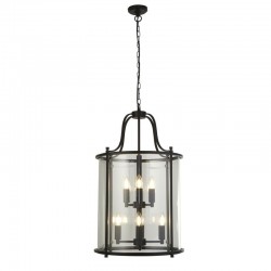 64557-006 Black 8 Light Lantern