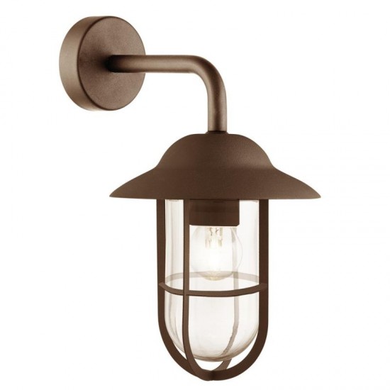 64561-006 Outdoor Rusty Brown Wall Lamp