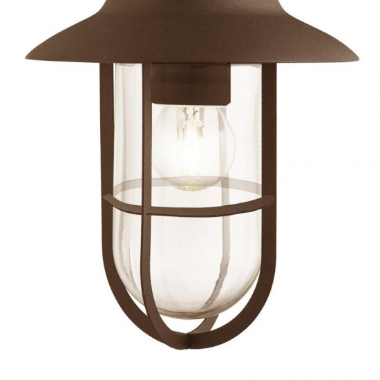 64561-006 Outdoor Rusty Brown Wall Lamp