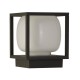 64568-006 Outdoor White & Black LED Wall/Ceiling Lamp