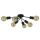 64579-006 Black 6 Light Semi Flush 64579-006 Black 6 Light Semi Flush