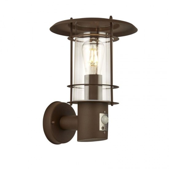 64623-006 Rustic Brown Wall Lamp with Sensor 64623-006 Rustic Brown Wall Lamp with Sensor