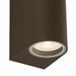 64653-006 Outdoor Rustic Brown Up & Down Wall Lamp