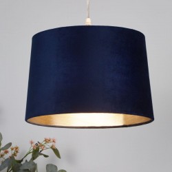 54889-006 - Shade Only - Navy Velvet Shade with Gold Inner Ø 30 cm 54889-006 - Shade Only - Navy Velvet Shade with Gold Inner Ø 30 cm