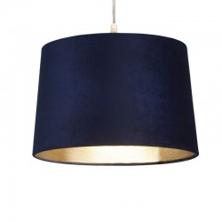 54889-006 - Shade Only - Navy Velvet Shade with Gold Inner Ø 30 cm 54889-006 - Shade Only - Navy Velvet Shade with Gold Inner Ø 30 cm