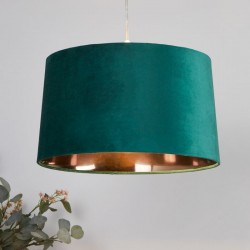 54895-006 - Shade Only - Green Velvet Shade with Gold Inner Ø 40 cm 54895-006 - Shade Only - Green Velvet Shade with Gold Inner Ø 40 cm