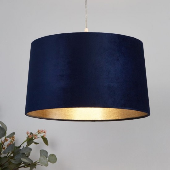 54896-006 - Shade Only - Navy Velvet Shade with Gold Inner Ø 40 cm