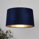 54896-006 - Shade Only - Navy Velvet Shade with Gold Inner Ø 40 cm