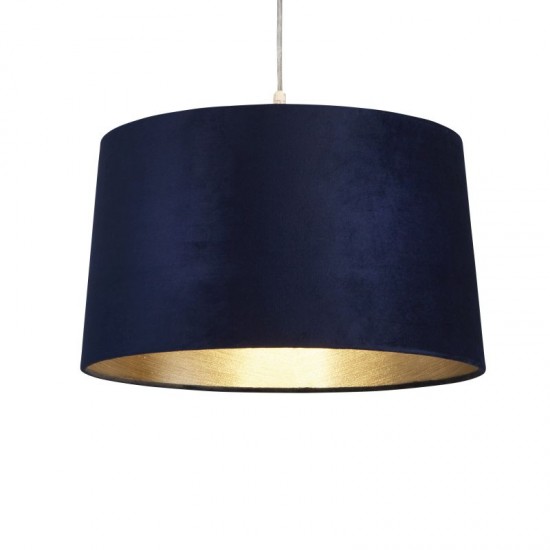 54896-006 - Shade Only - Navy Velvet Shade with Gold Inner Ø 40 cm