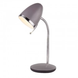 21309-006 Grey & Chrome Desk Lamp
