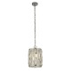 59591-006 Chrome Pendant with Clear Crystal