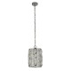 59591-006 Chrome Pendant with Clear Crystal