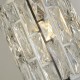 59591-006 Chrome Pendant with Clear Crystal