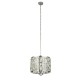59593-006 Chrome 3 Light Pendant with Clear Crystal