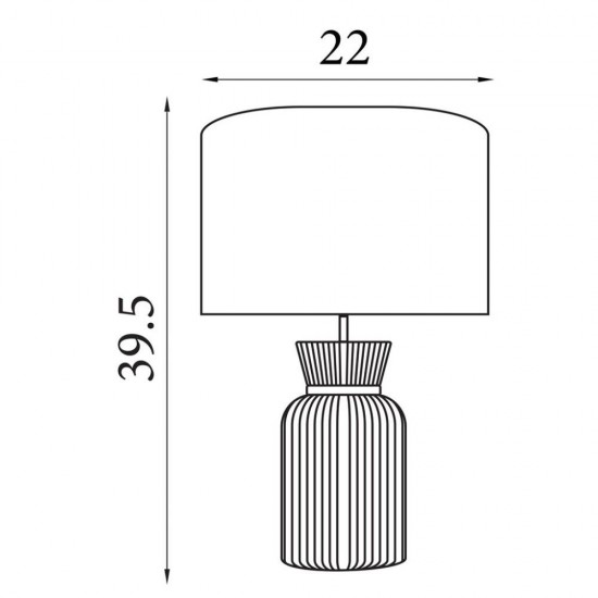 79228-006 Emerald Ceramic Table Lamp with Green Velvet Shade