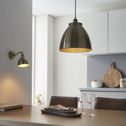 66194-001 Antique Brass Pendant