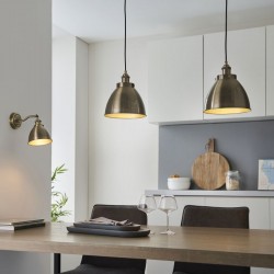 66195-001 Antique Brass Pendant