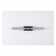 75469-006 Matt Black LED Wall Lamp with Clear Glass IP44